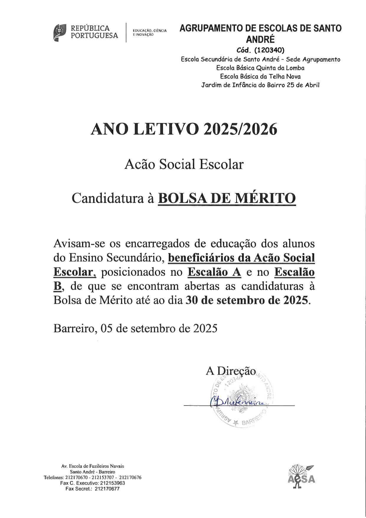 Bolsa de Mérito ASE